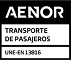 AENOR -Transporte de pasajeros